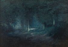 Wood by Moonlight. Creator: Adriaan Joseph Heymans
