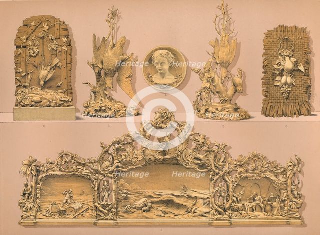 'Wood Carvings', 1893.  Artist: Robert Dudley.