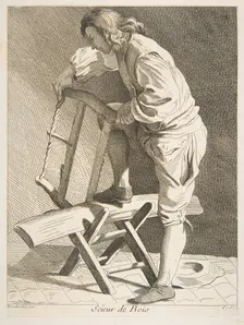Wood Cutter, 1742. Creator: Caylus, Anne-Claude-Philippe de