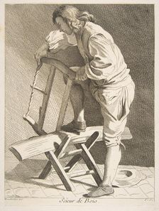 Wood Cutter, 1742. Creator: Caylus, Anne-Claude-Philippe de
