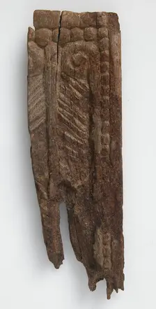 Wood Fragment, Coptic, 4th-7th century. Creator: Unknown