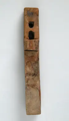 Wood Fragment, Coptic, 4th-7th century. Creator: Unknown