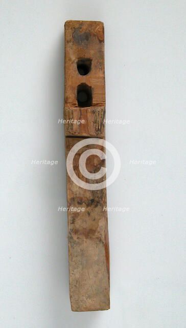 Wood Fragment, Coptic, 4th-7th century. Creator: Unknown.