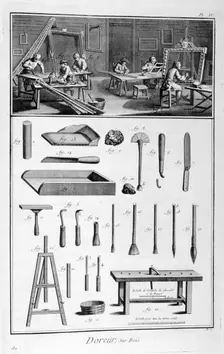 Wood gilders, 1751-1777