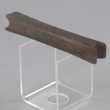 Wood leatherworking slicker (scraping tool), ca. 1850-1900. Creator: Unknown
