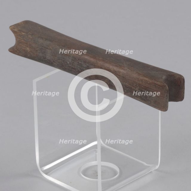 Wood leatherworking slicker (scraping tool), ca. 1850-1900. Creator: Unknown.
