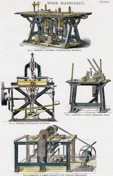 Wood machinery, 19th century