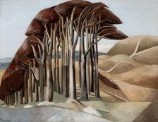 Wood on the Downs, 1929. Creator: Paul Nash