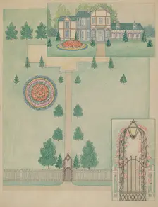 Wood Residence, c. 1936. Creator: Tabea Hosier