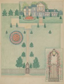 Wood Residence, c. 1936. Creator: Tabea Hosier