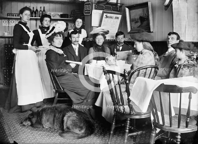 Wood's Restaurant, Berwick-upon-Tweed, Northumberland, 1902. Artist: Unknown.