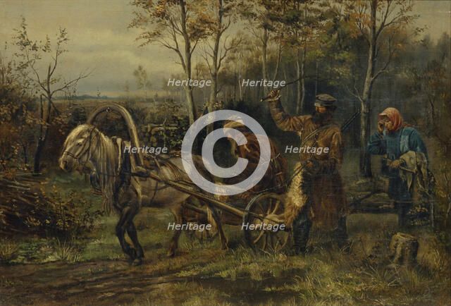Wood Stealer. Artist: Pryanishnikov, Illarion Mikhailovich (1840-1894)