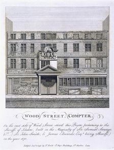 Wood Street, Compter, pub. 1793. Creator: English School (17th Century)