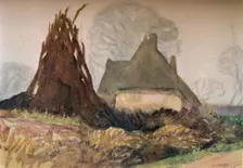 Woodman's Cottage c20th century (1931). Artist: George Clausen
