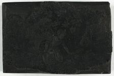 Woodblock for Woman Picking Flowers, n.d. Creator: Thomas Bewick
