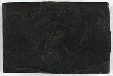 Woodblock for Woman Picking Flowers, n.d. Creator: Thomas Bewick