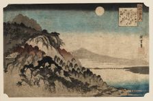 Woodblock print - Autumn moon at Ishinama, 1797-1858. Artist: Ando Hiroshige