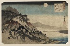 Woodblock print - Autumn moon at Ishinama, 1797-1858. Artist: Ando Hiroshige