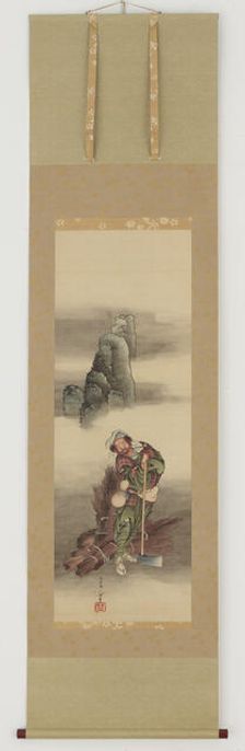 Woodcutter, Edo period, 1849. Creator: Hokusai