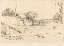 Woodcutter (Le bucheron). Creator: Alphonse Legros
