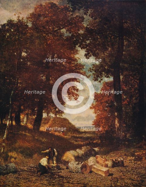 'Woodcutters', late 1840s, (c1915). Artist: Constant Troyon.
