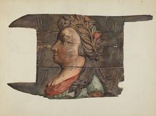 Woodcarving, c. 1938. Creator: Victor F. Muollo