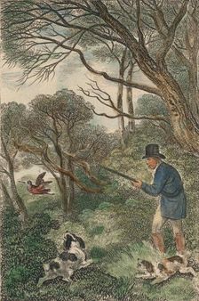 Woodcock Shooting 1819. Creator: Samuel Howitt