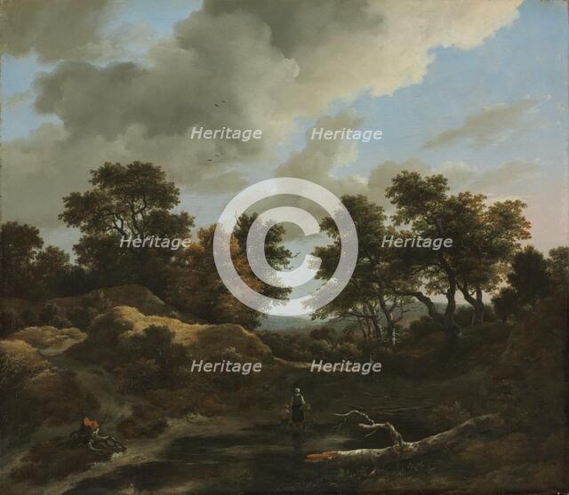 Wooded and Hilly Landscape , 1660s. Creator: Jacob van Ruisdael (Dutch, 1628/29-1682).