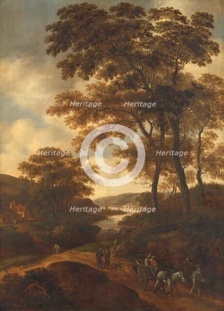 Wooded Landscape, 1640-1678. Creator: Pieter Jansz van Asch.