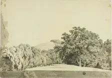 Wooded Landscape, 1754/97. Creator: Joseph Wright of Derby