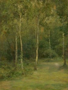 Wooded Landscape with Little Birches, 1894-1896. Creator: Ludovit Cordak
