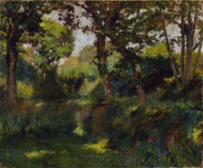 Wooded Landscape, late 19th-early 20th century. Creator: Samuel Isham