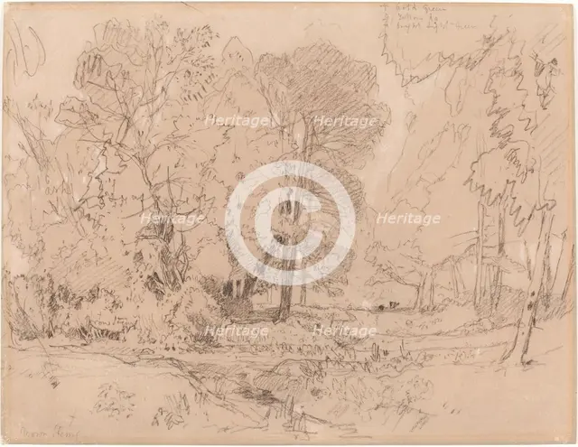 Wooded Landscape, probably 1841. Creator: John Sell Cotman.
