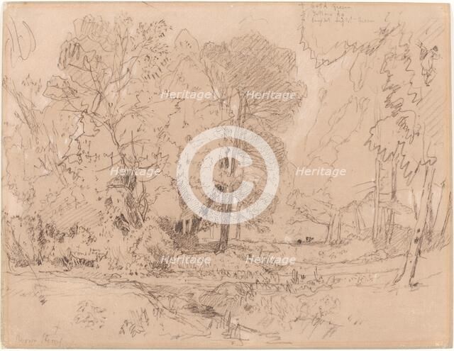 Wooded Landscape, probably 1841. Creator: John Sell Cotman.