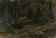 Wooded Landscape, probably 1891. Creator: Gerhard Munthe