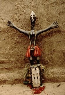Wooden mask, Pays Dogon, Mali, 1990. Creator: Amanda Waite
