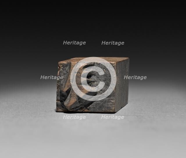 Wooden Moveable Type, probably 1800s. Creator: Unknown.