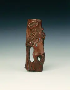 Wooden armrest, China, c1600-1650. Creator: Unknown