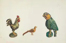 Wooden Birds, 1935/1942. Creator: Alice Domey