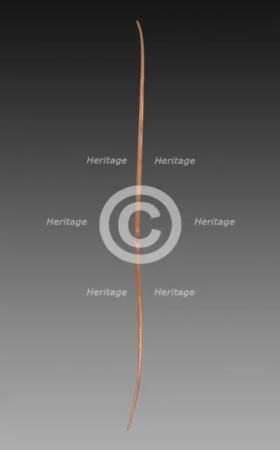 Wooden Bow, First Intermediate period- Dynasty 12, 2123-1914 BC. Creator: Unknown.