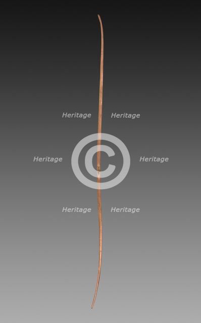 Wooden Bow, First Intermediate period- Dynasty 12, 2123-1914 BC. Creator: Unknown.