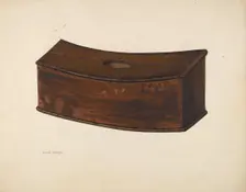 Wooden Cutlery Box, c. 1942. Creator: Erwin Stenzel