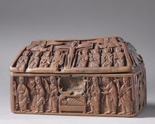 Wooden Casket: Scenes from the Life of Christ, c. 1050. Creator: Unknown