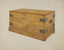 Wooden Chest, c. 1939. Creator: James Dwyer