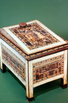 Wooden chest from the Tomb of Tutankhamun, 14th century BC