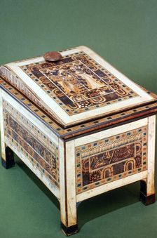 Wooden chest from the Tomb of Tutankhamun, 14th century BC