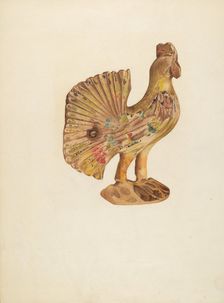 Wooden Chicken, 1935/1942. Creator: Frances Cohen