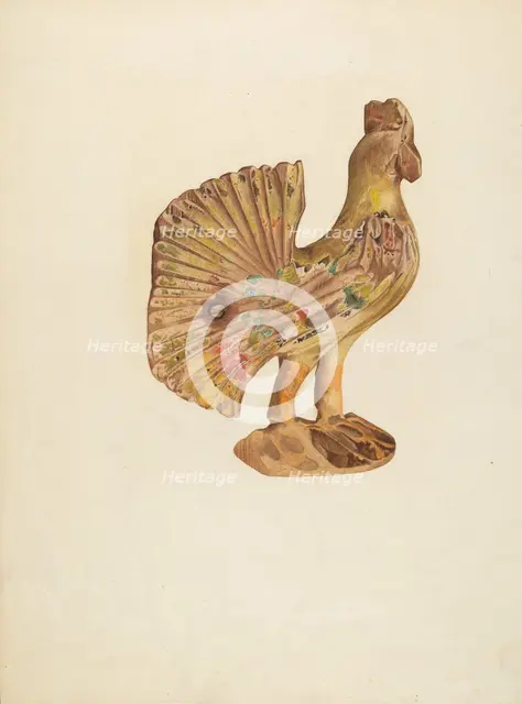 Wooden Chicken, 1935/1942. Creator: Frances Cohen.