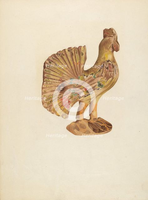 Wooden Chicken, 1935/1942. Creator: Frances Cohen.