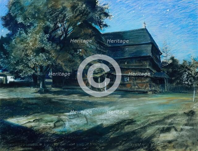 Wooden Church, undated. (c1910s) Creator: Ludwig Michalek.